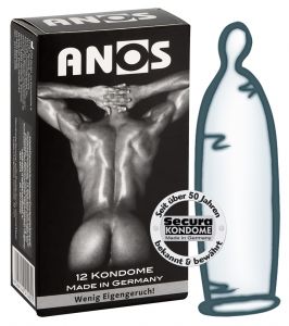Preservativi per uso anale Profilattici ANOS Resistenti SECURA Condoms 12 pezzi