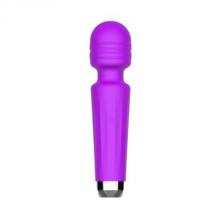Crazy Vibratore Wand Viola Stimolazione Clitoride Capezzoli Sex Toy Ricaricabile